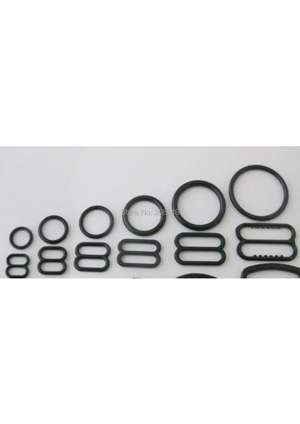 Gösteri Tarzı Olarak Şeftali Uygun 12MM Kemer Nbnlaf Sütyen Tokaları (O Ring + 8 Slider) Renkli Plastik Toka Düğmeleri Iç Giyim Aksesuarları (Yurt Dışından) fırsatları