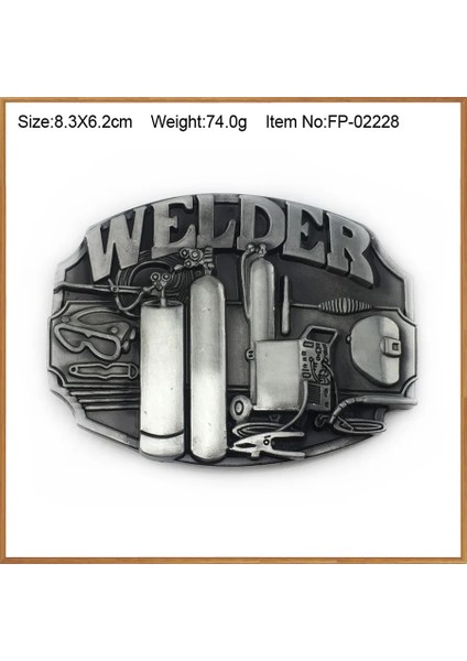 Marangoz Tarzı Buckleclub Retro Batı Kaynakçı Kot Hediye Kemer Tokası Fp Kalaylı F Erkekler Için 4 cm Genişlik Döngü (Yurt Dışından) fırsatları