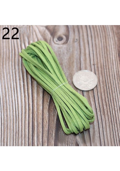 No.22 Tarzı 5.4 Yards Süet Gizlemek Kordon Hakiki Sığır Derisi Malzeme Dıy Bilezik Kolye Için Düz Deri Halat Örgülü El Sanatları El Dokuma Malzemeleri (Yurt Dışından) fiyatları