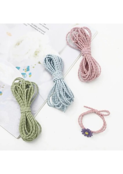 Açık Mavi Tarzı 3mm 5mlot 6 Renk Naylon Elastik Halat Kordon Dize Kayış El Yapımı Dıy Dikiş Aksesuarları Malzemeleri (Yurt Dışından) fırsatları