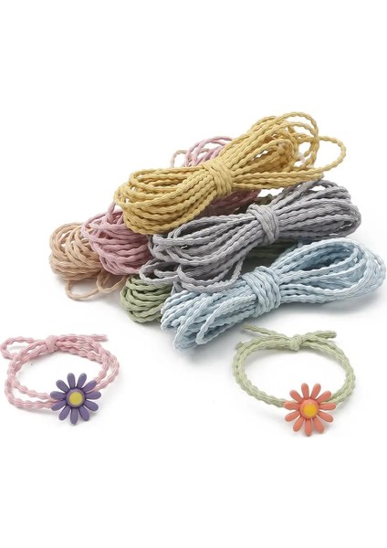 Açık Mavi Tarzı 3mm 5mlot 6 Renk Naylon Elastik Halat Kordon Dize Kayış El Yapımı Dıy Dikiş Aksesuarları Malzemeleri (Yurt Dışından) indirimleri