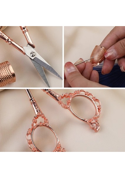 1 Stili Yazın Shwakk Vintage Paslanmaz Çelik Dikiş Veya Püskül Yüksük ile Terzi Nakış Veya El Yapımı Çalışma Dıy Araçları Için (Yurt Dışından) fırsatları