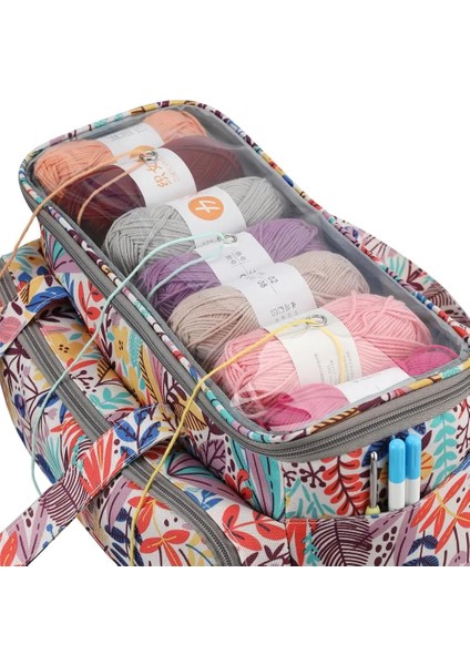 Haki Çanta Stili 2020 Akçaağaç Yapraklı Iplik Saklama Çantası Örgü Bez Çanta Iplik Için Turuncu Kare Çanta Yün Iplik Tığ Kancaları Örgü Iğneleri (Yurt Dışından) modelleri