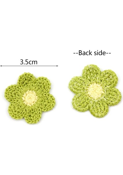 Kore Pembe Tarzı .5cm Yün Iplik Nakış Çiçekler Yamalar El Sanatları Için Dikme Aplikler Şapkalar Aksesuarlar Dıy Saç Tokası Dekor Malzemeleri (Yurt Dışından) modelleri