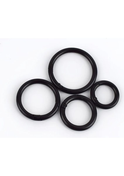 Siyah Stil 32 mm mm Meetee Metal Yay O Dee Yüzük Açılabilir Anahtarlık Tetik Çıtçıt Klipsli Çanta Kemer Kayışı Zincir Tokaları Aksesuarlar (Yurt Dışından)