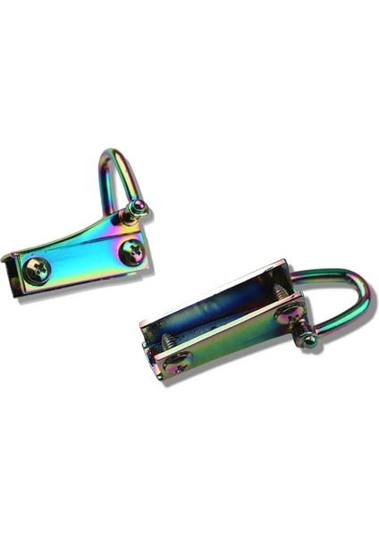 Renkli Stil 10 Çift Meetee Çiftleri Çanta Metal Kulak Omuz Askısı Asmak Tokaları Yan Kelepçe Kancası Dıy D Halka Tarafları Klips Bagaj Aksesuarı F (Yurt Dışından)