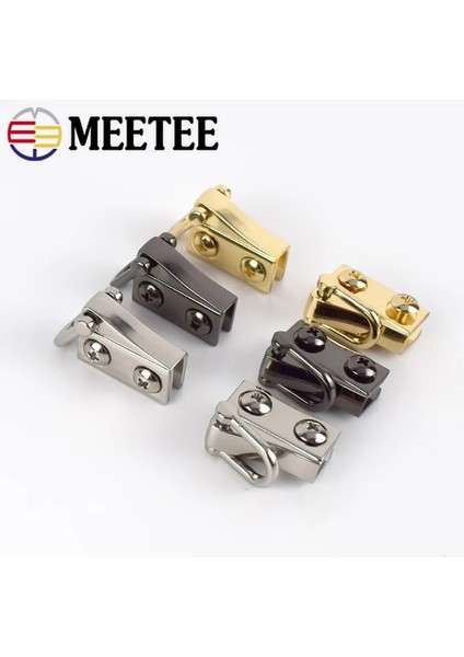 Renkli Stil 10 Çift Meetee Çiftleri Çanta Metal Kulak Omuz Askısı Asmak Tokaları Yan Kelepçe Kancası Dıy D Halka Tarafları Klips Bagaj Aksesuarı F (Yurt Dışından) modelleri