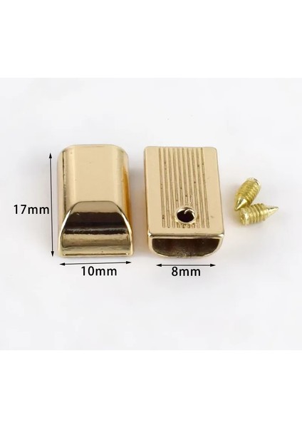 H4-3-Lightaltın Stili Metal Fermuarlar Çekme Kuyruk Kilidi Klip Tokaları Fermuar Kordon Durdurma Fişi Başlı Vida Dıy Çanta Deri Donanım Aksesuarları El Sanatları (Yurt Dışından)