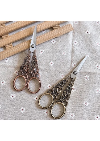 N0.1 Gümüş Stili Yeni Paslanmaz Çelik Vintage Veyas Dikiş Kumaş Nakış Oya Kesme Retro Kanaviçe Işi Kuyruk Ipliği Araçları (Yurt Dışından) indirimleri