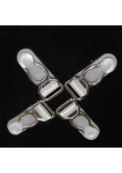 Gümüş Şeffaf Stil 1.2cm Jartiyer Klipsi Giysi Klipsi Giyim Aksesuarları Dikiş Malzemeleri Metal+ Pp Askı Pıhtısı (Yurt Dışından)