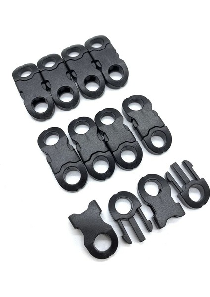 No.4 Tarzı Paracord Bilezik Plastik Toka Için Konturlu Yan Serbest Bırakmanın mm Iç Çapı Dıy Pet Serbest Bırakma Tokası (Yurt Dışından)