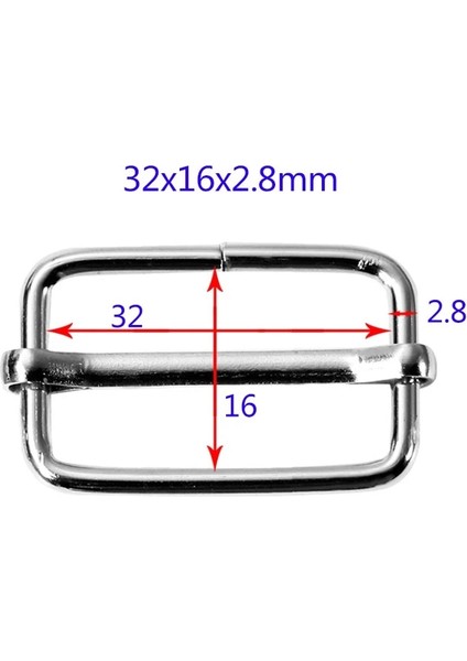 20X13MM Tarzı Metal Ayarlanabilir Dikdörtgen Tri-Glides Tel-Şekilli Makaralı Halka Kemer Şerit Toka Sırt Çantası Evcil Hayvanlar Için Yaka Aksesuarları (Yurt Dışından) fiyatları