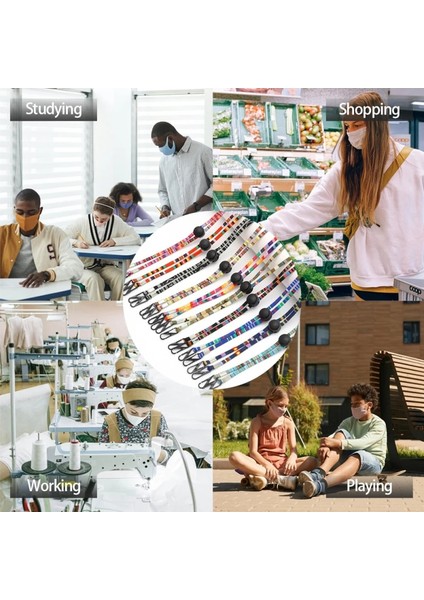 No.8 Stili 1 Adet Maske Asılı Halat Tutucu Askı Anti-Kayıp Gözlük Zincirleri Yüz Maskesi Asılı Ipi Erkekler Kadınlar Için Klipler ile Erkek Kız Çocuklar (Yurt Dışından) indirimleri