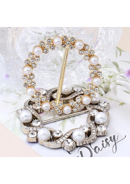 No.7 Tarzı Güzel Giysiler Atkılar Çantalar Etek Köşesi Alt Etek Düğümlü Inci Elmas Tokalar Düğmeler Sabit Ince Bel Gömlek Tişört Tokaları (Yurt Dışından) indirimleri