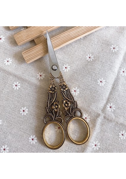 N0.2 Altın Stili Yeni Varış Vintage Ors Dikiş Kumaş Nakış Çapraz Dikiş Iğne Kesme Altın Retro Zakka Iplik Araçları Dıy Malzemeleri (Yurt Dışından)