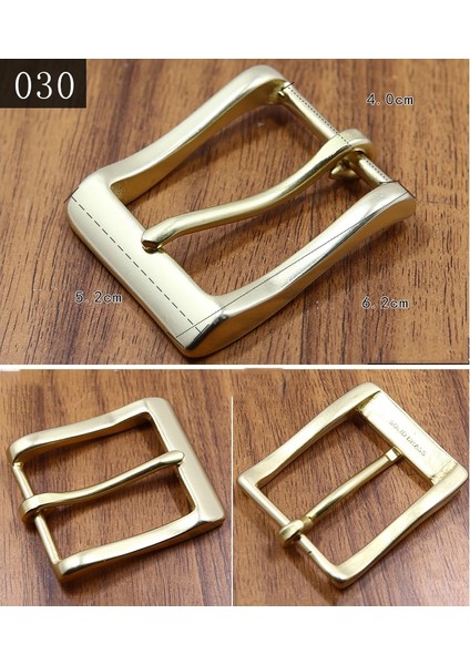 No.69 Tarzı Olid Pirinç Kemer Tokası Uç Çubuğu Topuk Çubuğu Toka Tek Pin Ağır Hizmet Tipi Deri El Sanatları Kayışı Kot Dokuma Köpek Tasması (Yurt Dışından)