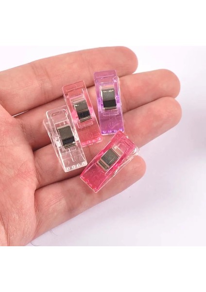 No.2 Tarzı Yeni Çok Renkli Dikiş Klipsi Tığ Işi Örgü Aksesuarları Dıy Kumaş Kelepçeleri Patchwork Plastik Klipler Kağıt Bağlama Klipleri (Yurt Dışından)