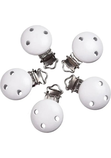 A-01 Stili 5 Adet Bebek Emzik Klipsleri Ataşesi Sucette Bebek Renkli Emzik Klipsi Ahşap Ataşesi Sucette Emzik Hoders (Yurt Dışından) fiyatları