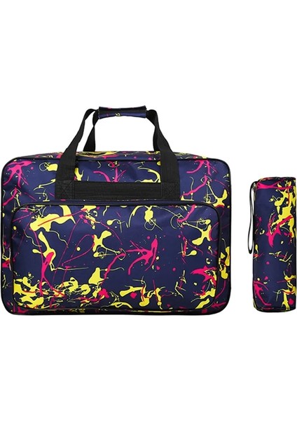 E 46X33X25CM Stili Naylon Seyahat Saklama Torbaları Büyük Kapasiteli Taşınabilir Tote Çok Fonksiyonlu Dikiş Makinesi Çanta Dikiş Aksesuarları Organizatör Açık (Yurt Dışından)