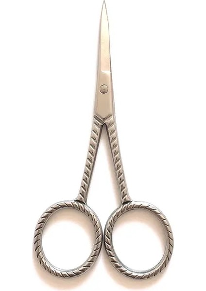 Gümüş Tarzı M Mini Vintage Ors Ekstra Küçük Paslanmaz Çelik Nakış Veya Bıyık Düzeltme Taşınabilir Makas Erkekler Sakal (Yurt Dışından)