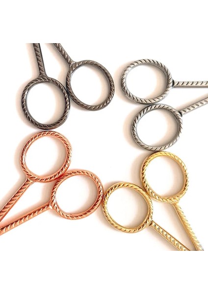 Gümüş Tarzı M Mini Vintage Ors Ekstra Küçük Paslanmaz Çelik Nakış Veya Bıyık Düzeltme Taşınabilir Makas Erkekler Sakal (Yurt Dışından) indirimleri