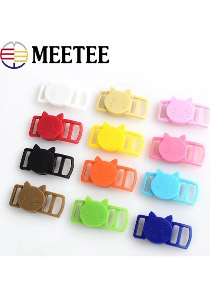 Soluk Pembe Tarzı 50 Parça Adet Karışık Renkli Serbest Bırakma Tokaları Kedi-Kafası Plastik Emniyet Koparmalı Kedi Yaka Paracord Dokuma Giyim Aksesuarları (Yurt Dışından) fiyatları