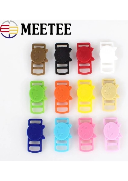 Soluk Pembe Tarzı 50 Parça Adet Karışık Renkli Serbest Bırakma Tokaları Kedi-Kafası Plastik Emniyet Koparmalı Kedi Yaka Paracord Dokuma Giyim Aksesuarları (Yurt Dışından) modelleri