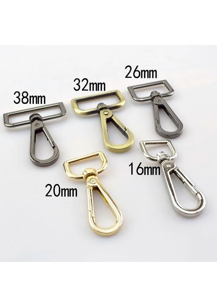 Pirinç Tarzı 50 mm 2 Adet Meetee mm Metal Çanta Toka Karabina Döner Istakoz Toka Yapış Kanca Anahtarlık Kayışı Deri Donanım Aksesuarı (Yurt Dışından) modelleri