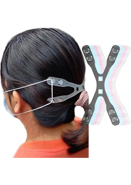 B Tarzı 10 Parça Ayarlanabilir Unisex Yüz Maskesi Kanca Uzatma Kemeri Halat Ayarlanabilir Elastik Kordon Ağız Maskeleri Klipler Kulak Askısı Maskesi Aksesuarları (Yurt Dışından) fırsatları