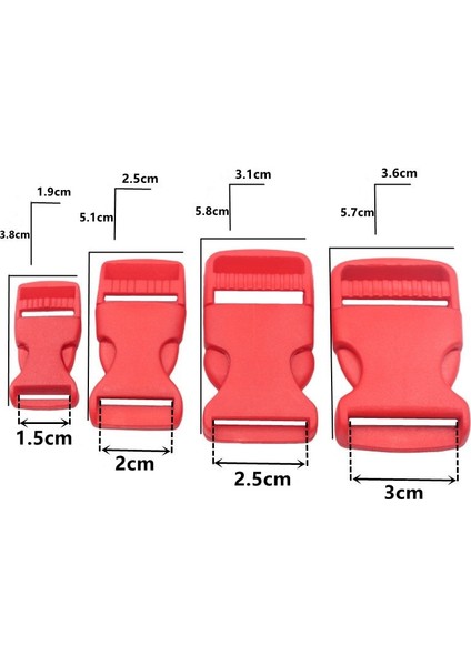 Yeşil Stil 3cm Plastik Konturlu Yan Serbest Bırakma Tokaları Paracord Evcil Hayvanlar Için Yaka Askı Sırt Çantası Dıy Aksesuarları cm Renkli (Yurt Dışından) fırsatları