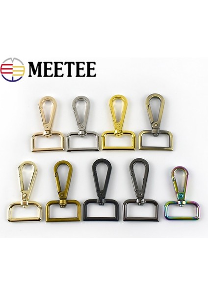 Gümüş Tarzı 2 Adet Pc Meetee Çanta Kemer Kayışı Tokaları Metal Karabina Klipsler Istakoz Köpek Tasması Anahtar Döner Alkış Kanca Dıy Aksesuarları (Yurt Dışından) fiyatları