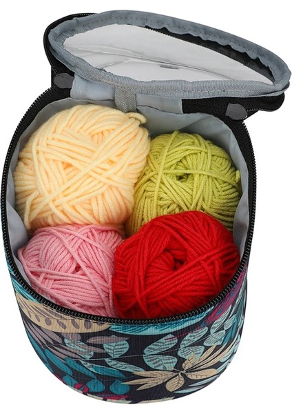 C Stili Moda Örgü Iğneleri Iplik Sepeti Tote Ev Kumaş Dikiş Saklama Kutusu Organizatör Dıy Craft Dikiş Araçları Aksesuarları (Yurt Dışından) fırsatları