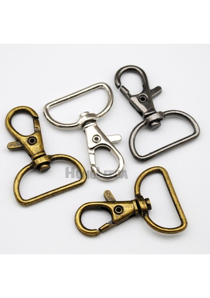 Siyah Nikel Tarzı Lot Alaşım Döner Claap Anahtar Kancaları Dıy Anahtarlık Yüzük Nickleblackbronze HK-008 (Yurt Dışından) modelleri