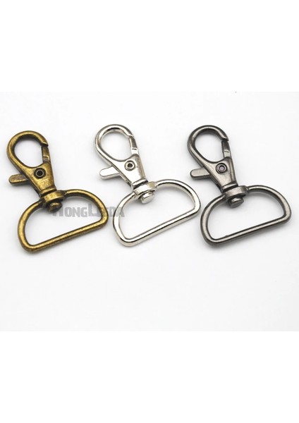 Siyah Nikel Tarzı Lot Alaşım Döner Claap Anahtar Kancaları Dıy Anahtarlık Yüzük Nickleblackbronze HK-008 (Yurt Dışından) fırsatları