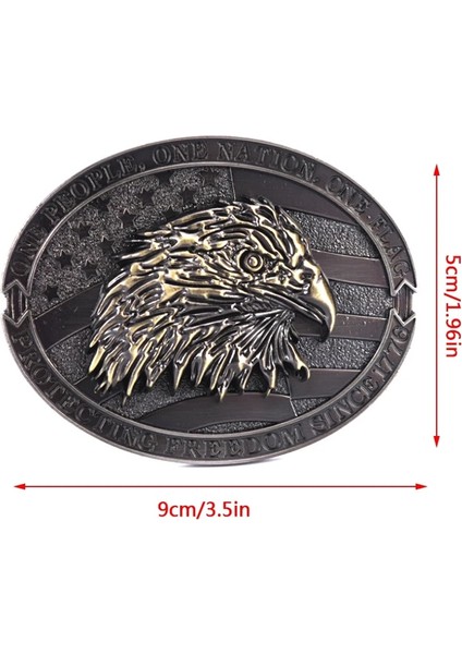 No.15 Tarzı Kartal Metal Serin Kemer Tokaları Adam Unisex Batı Moda Toka Cowboys Cowgirls Paracord Toka Lüks (Yurt Dışından) modelleri