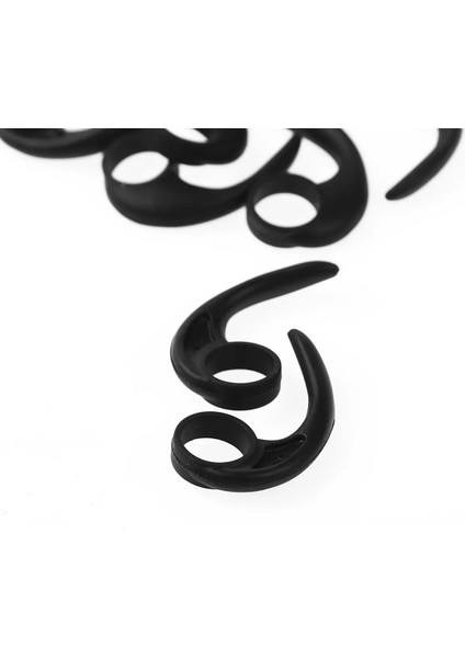 Siyah M 5 Çift Stili 5 Çift Kulakiçi Kancaları Silikon Budlocks Kulaklık Spor Sapları Kulakiçi Yüzgeçleri Kanatları Adaptörleri Kulak Içi ve Kanal Kulakiçi Başlıkları (Yurt Dışından) indirimleri