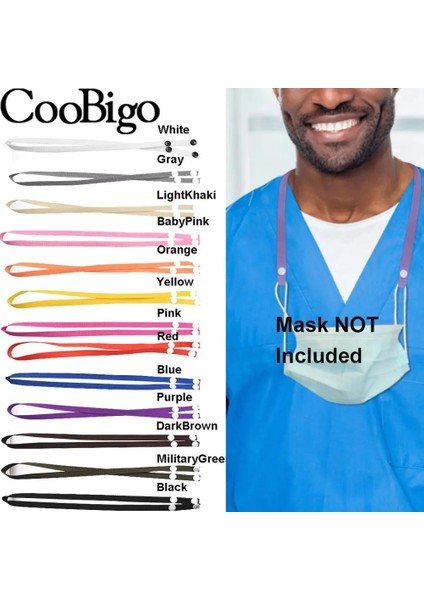 Sarı Stil 10 Parça Maskeler Askı Yüz Maskesi Tutacağı Maske Zinciri Asılı Halat Genişletici Kavrama Klipsi Kanca Uzatma Kulak Gözlük Kordonu 62CM Adet (Yurt Dışından) modelleri