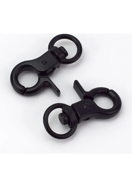 Siyah Stil 5 Adet Pcs Meetee Etal Toka Çanta Klipsler Istakoz Döner Tetik Alkış Kancası Dıy Dekor Aksesuarları Için Anahtarlık Parçaları (Yurt Dışından)