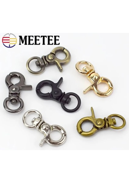 Siyah Stil 5 Adet Pcs Meetee Etal Toka Çanta Klipsler Istakoz Döner Tetik Alkış Kancası Dıy Dekor Aksesuarları Için Anahtarlık Parçaları (Yurt Dışından) fırsatları