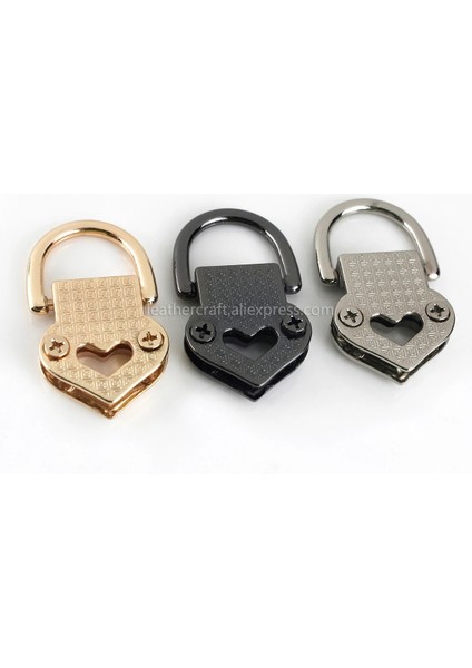 Açık Altın Stili 2 Adet Metal Çanta Yan Çapa Köşebent Askı Kelepçeleri Kalp Şekli Çanta Yan Kenar Çapa Bağlantı Donanımı Çanta Çanta Için D Halkalı (Yurt Dışından) indirimleri