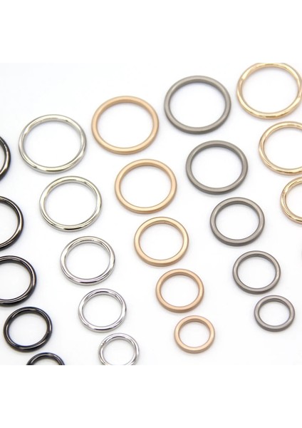 Mat Altın Tarzı 18MM 10 Adet Hengc Büyük Yuvarlak Metal D Halka Tokaları Deri Kemer Ayakkabı Çanta Için Toka Web Konfeksiyon Yüksek Li Dikiş Dıy El Sanatları (Yurt Dışından)
