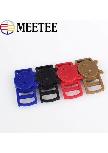 Yeşil Stil 50 Parça Adet Karışık Renkli Serbest Bırakma Tokaları Kedi-Kafası Plastik Emniyet Koparmalı Kedi Yaka Paracord Dokuma Giyim Aksesuarları (Yurt Dışından) indirimleri