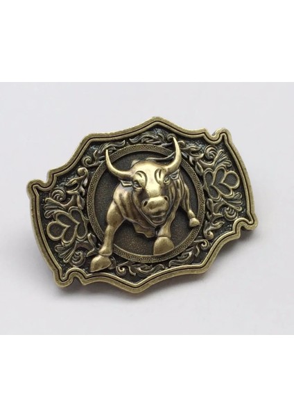 B Tarzı Yeni Varış~~ 3D Bull Prinç Kemer Tokası Batı Metal Kovboy (Yurt Dışından) modelleri