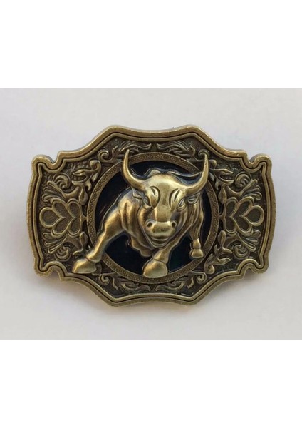 B Tarzı Yeni Varış~~ 3D Bull Prinç Kemer Tokası Batı Metal Kovboy (Yurt Dışından) fırsatları