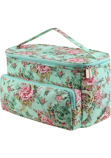 J 36X18.5X15.5CM Stili Örgü Yün Iplik Saklama Poşetleri Dikiş Kiti Kılıf Su Geçirmez Organizatör Çanta Örgü Alet Tutacağı Seyahat Örgü Organizatör (Yurt Dışından)