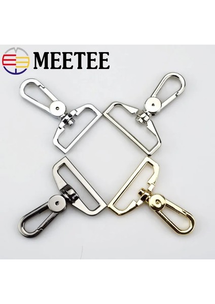 LIGHTGOLD-25MM Stili 4 Adet Pc Meetee mm Çanta Kemer Metal Toka Karabina Yaylı Kanca Istakoz Klipsler Köpek Yaka Toka Dıy Leathercraft Aksesuar (Yurt Dışından) fiyatları