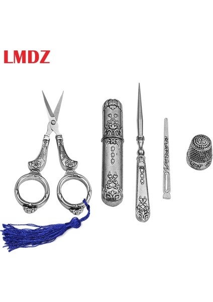 Makas Seti Stili Lmdz Nefis Vintage Ors Set Ors+Iğne Saklama Tüpü+Tığ+Iğne Ipliği+Yüksük (Yurt Dışından) fiyatları