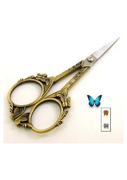 No.14 Tarzı Paslanmaz Çelik Vintage Ors Dikiş Kumaş Kesici Nakış Veya Kuyruk Ipliği Veya Dikiş Makası Için Aletler (Yurt Dışından)