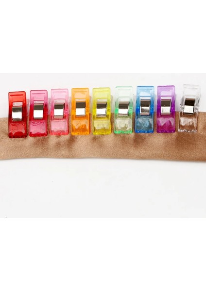 Mavi Stil Çok Renkli Plastik Klipler Kumaş Kelepçeler Patchwork Dikiş El Sanatları Yorgan Dıy Ev El Yapımı Aksesuarlar Için Dikiş Araçları (Yurt Dışından) fiyatları