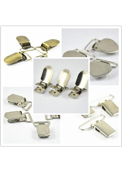 15 mm Yuvarlak Gümüş Stil Metal Emzik Klipsleri Emzik Zincir Klipsi Craft Için Plastert ile Askı Tutucu (Yurt Dışından) fiyatları